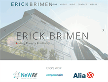 Tablet Screenshot of erickbrimen.com